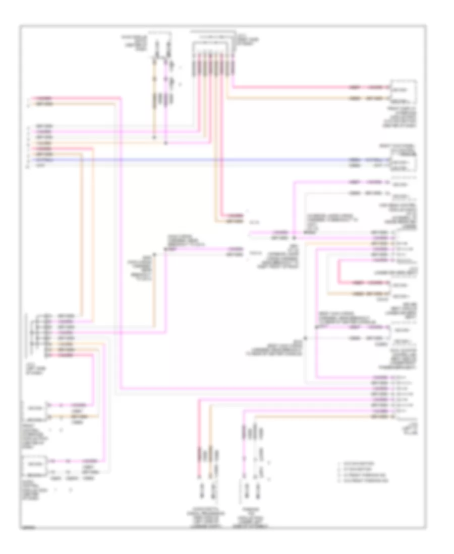 Computer Data Lines Wiring Diagram (2 of 2) for Lincoln MKS 2009