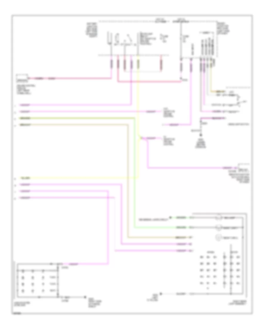 Exterior Lamps Wiring Diagram 2 of 2 for Lincoln MKS 2009