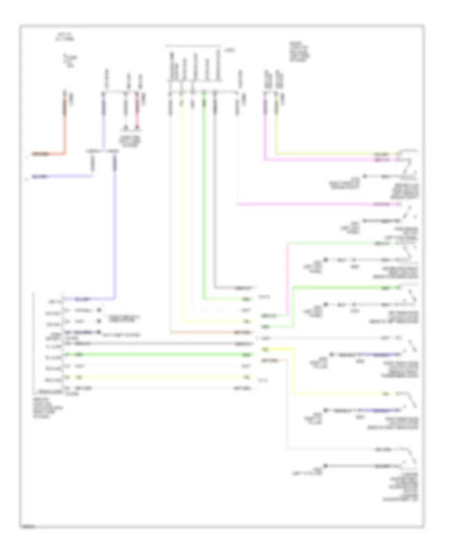 Instrument Cluster Wiring Diagram (2 of 2) for Lincoln MKS 2009