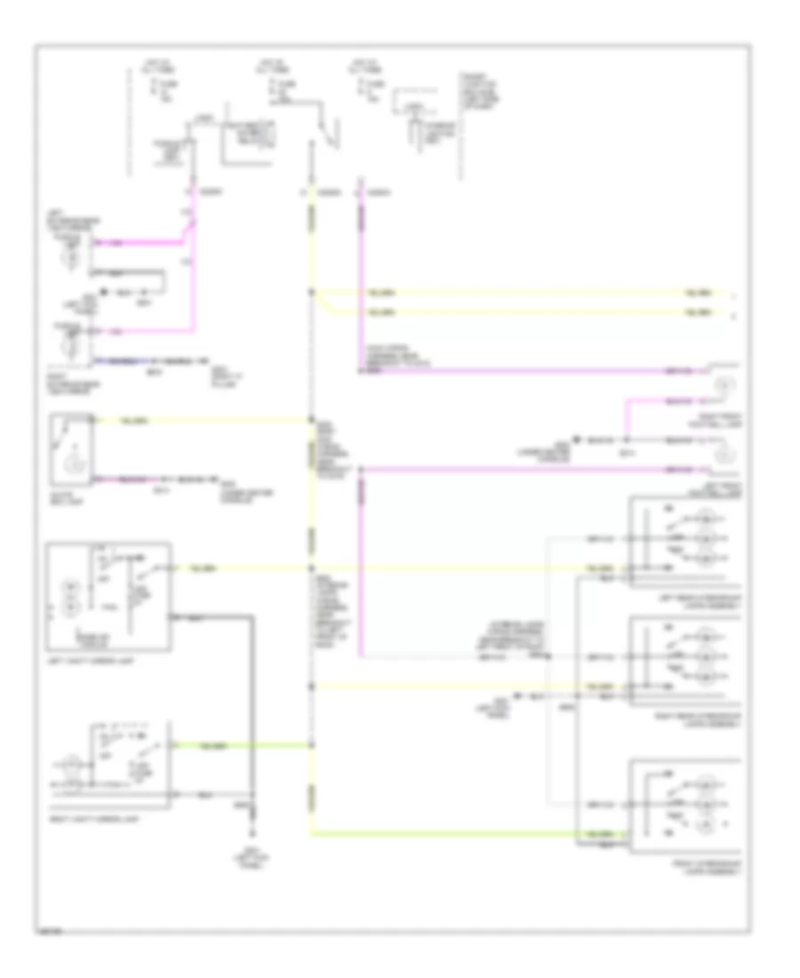 Courtesy Lamps Wiring Diagram 1 of 2 for Lincoln MKS 2009