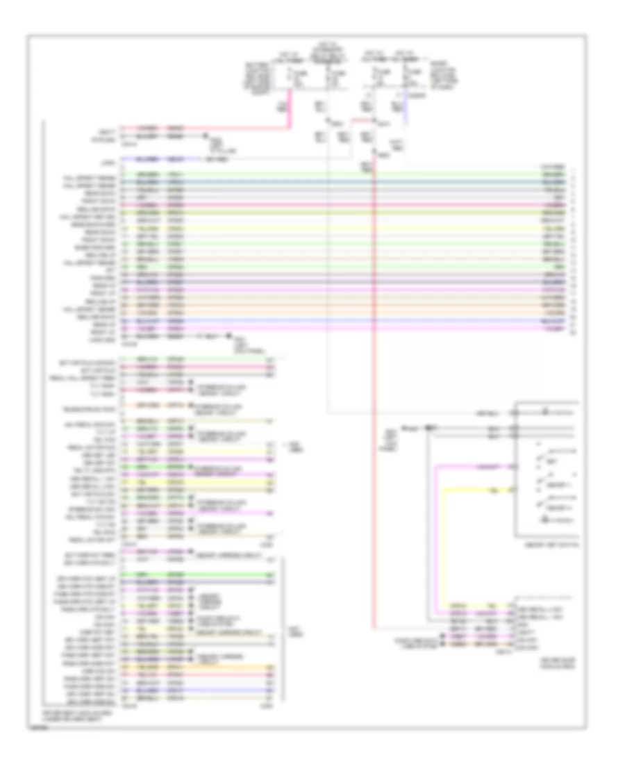 Driver s Memory Seat Wiring Diagram 1 of 2 for Lincoln MKS 2009