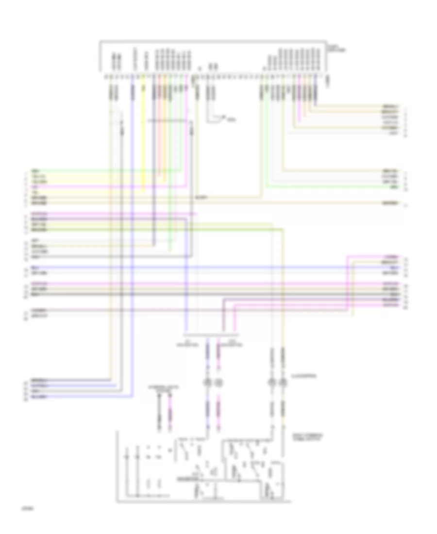 Premium Radio Wiring Diagram (2 of 3) for Lincoln MKS 2009
