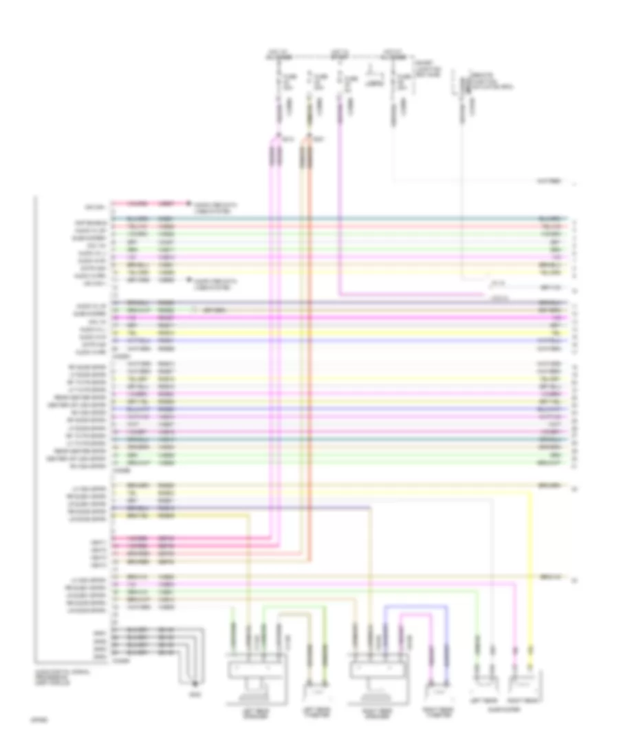 THX Audio Radio Wiring Diagram (1 of 3) for Lincoln MKS 2009