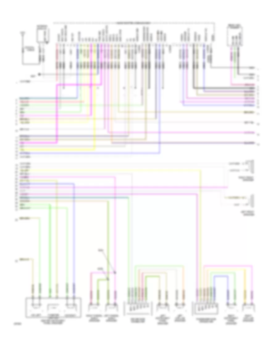 THX Audio Radio Wiring Diagram (2 of 3) for Lincoln MKS 2009