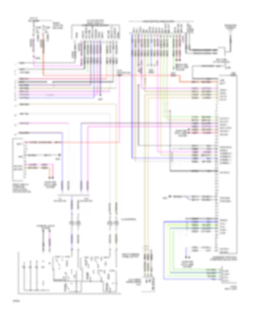 THX Audio Radio Wiring Diagram (3 of 3) for Lincoln MKS 2009