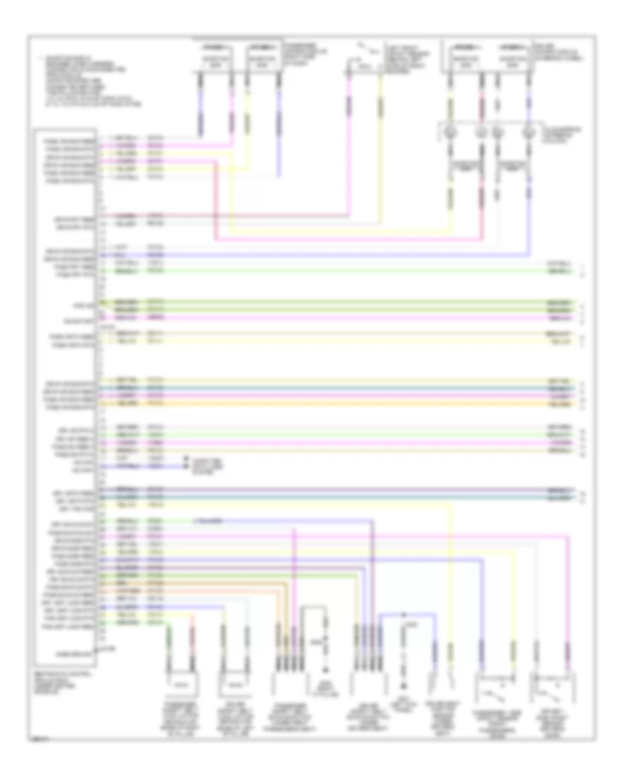 Supplemental Restraints Wiring Diagram 1 of 2 for Lincoln MKS 2009