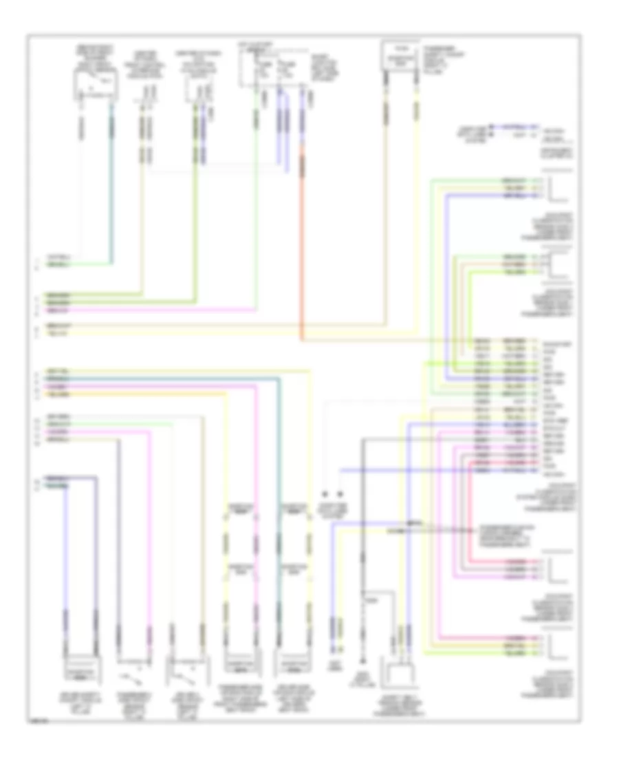 Supplemental Restraints Wiring Diagram 2 of 2 for Lincoln MKS 2009