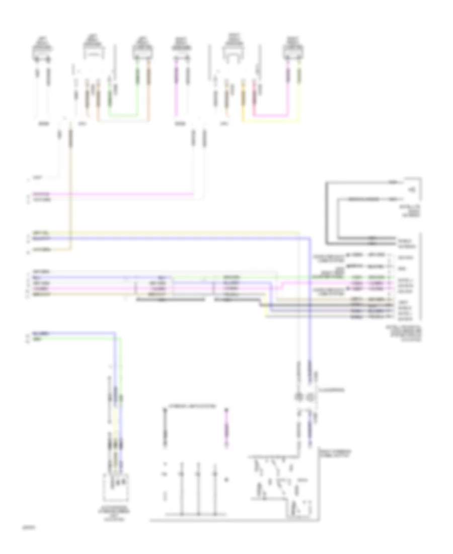 Premium Radio Wiring Diagram (2 of 2) for Lincoln MKX 2009