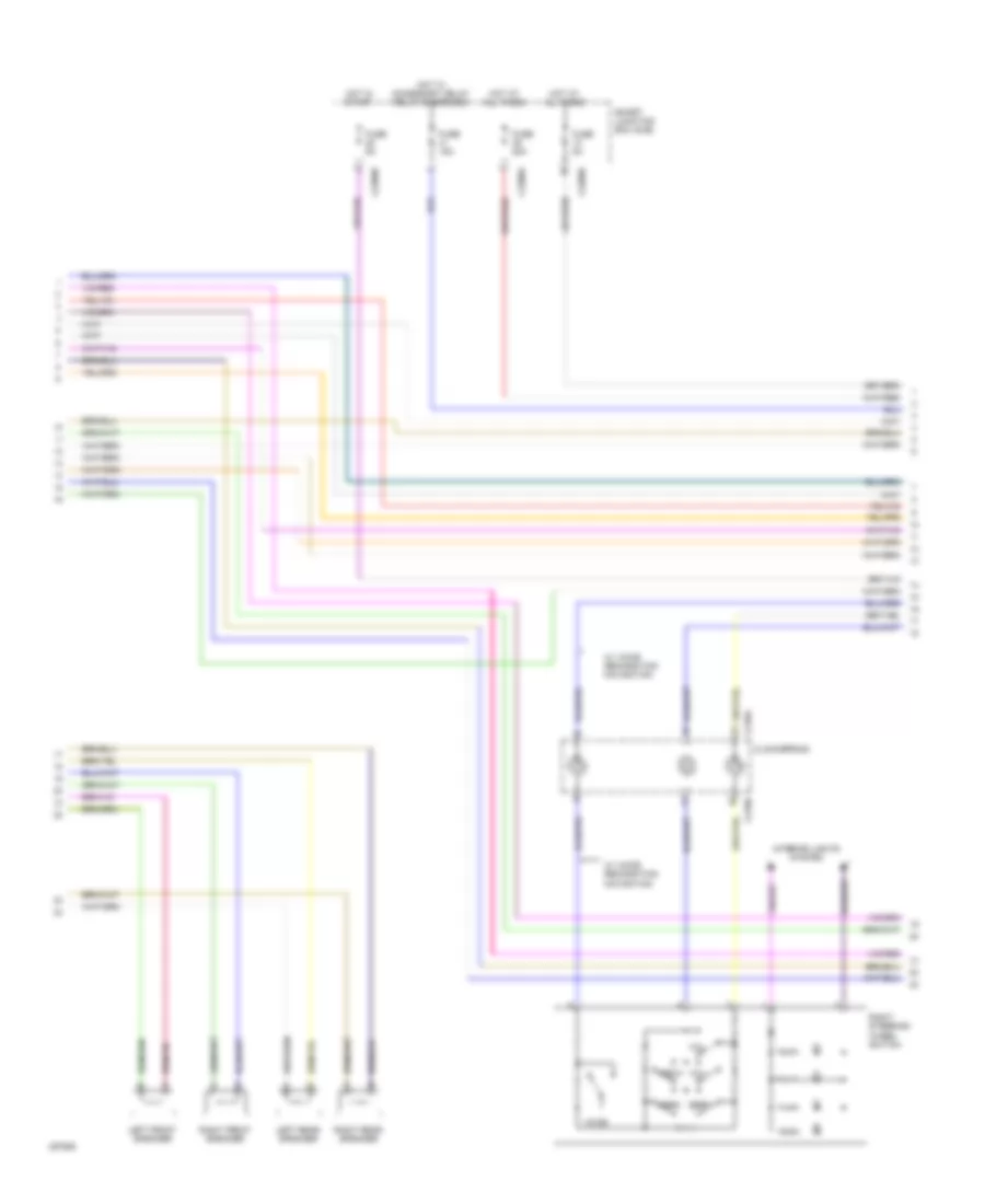 THX Audio Radio Wiring Diagram 2 of 3 for Lincoln MKX 2009