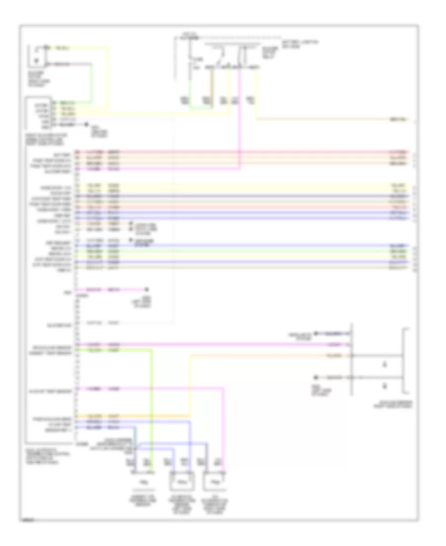 Automatic AC Wiring Diagram, Dual Zone AC (1 of 3) for Lincoln MKZ 2009