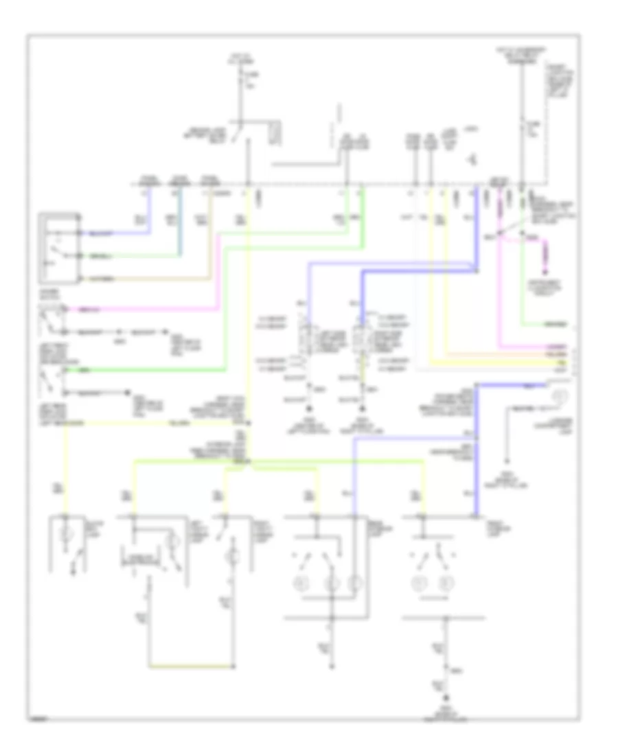 Courtesy Lamps Wiring Diagram 1 of 2 for Lincoln MKZ 2009