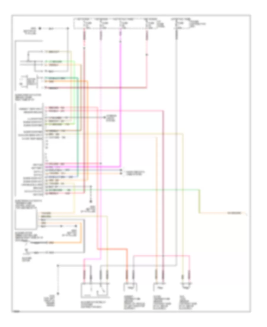 Air Conditioning Wiring Diagrams 1 of 2 for Lincoln Continental 1996