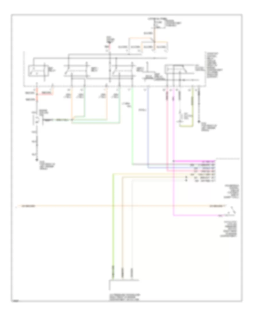Air Conditioning Wiring Diagrams (2 of 2) for Lincoln Continental 1996
