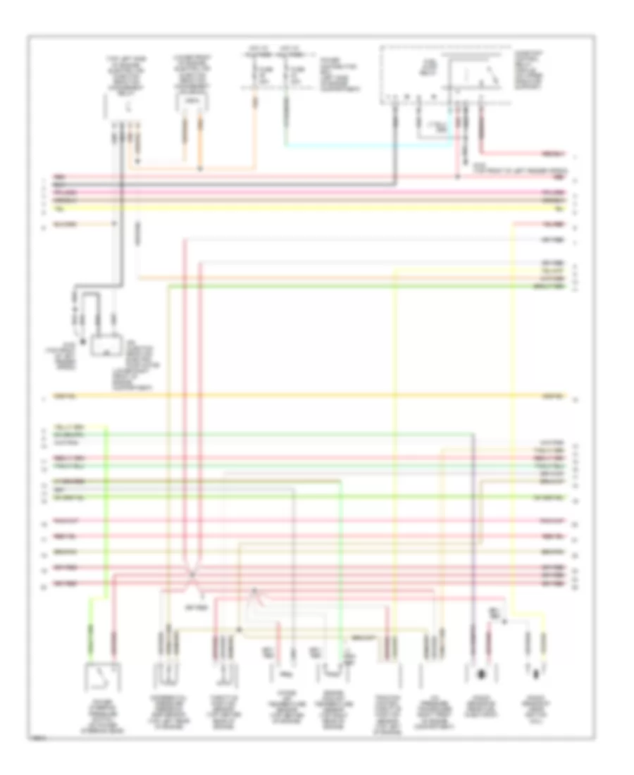 4.6L, Engine Performance Wiring Diagrams (2 of 4) for Lincoln Continental 1996