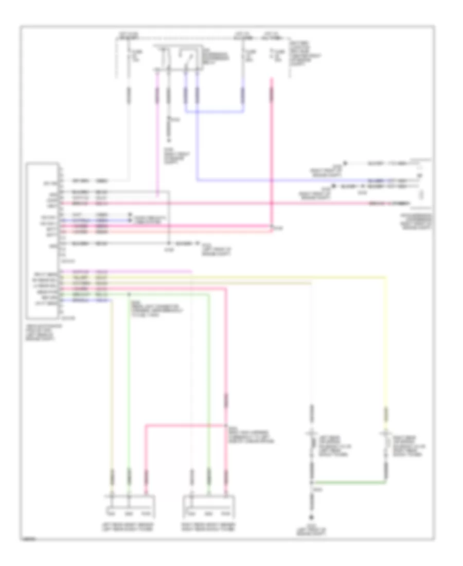 Electronic Suspension Wiring Diagram for Lincoln Navigator 2009