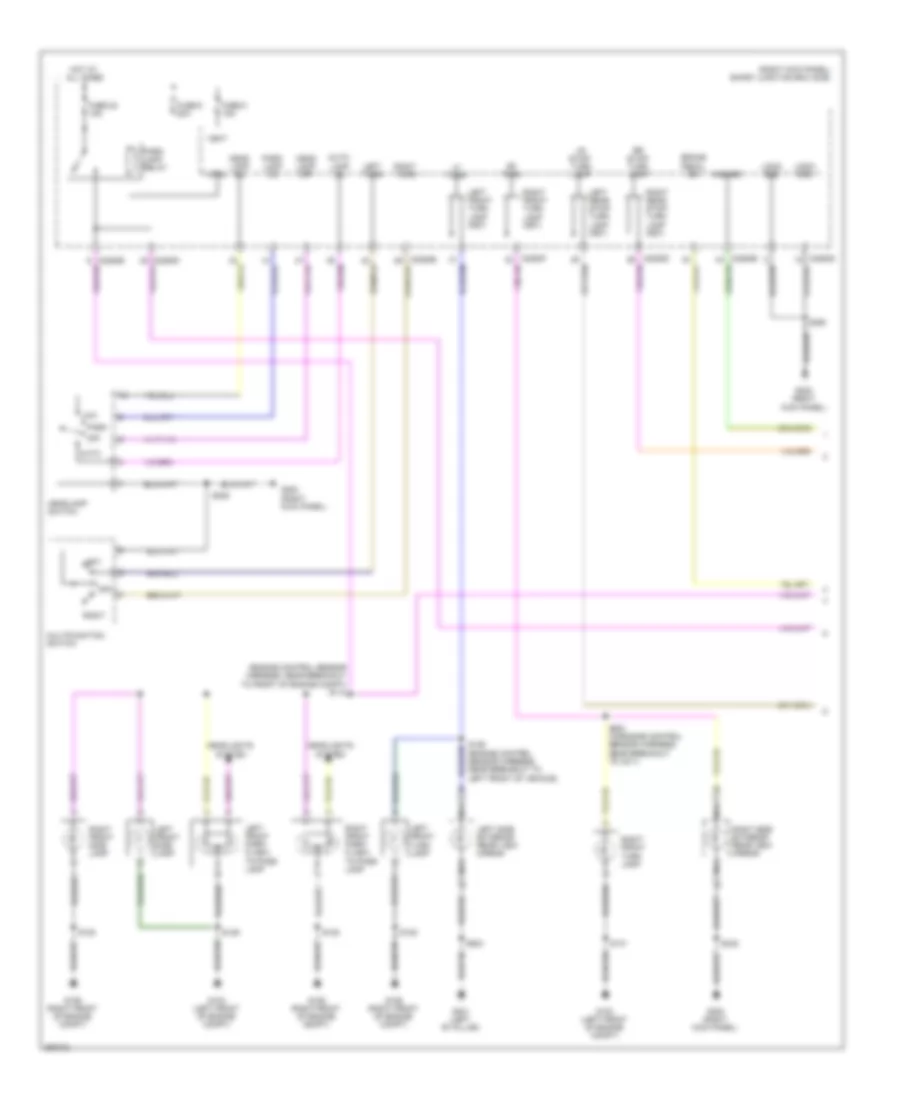 Exterior Lamps Wiring Diagram (1 of 2) for Lincoln Navigator 2009