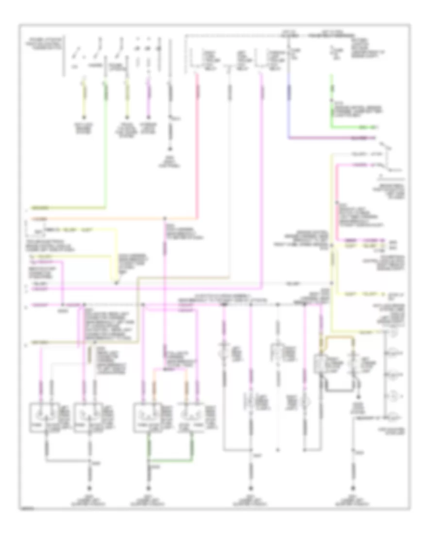 Exterior Lamps Wiring Diagram 2 of 2 for Lincoln Navigator 2009