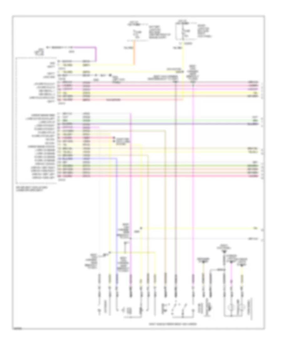 Memory Mirrors Wiring Diagram (1 of 2) for Lincoln Navigator 2009
