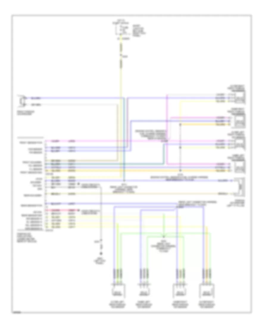 Parking Assistant Wiring Diagram for Lincoln Navigator 2009