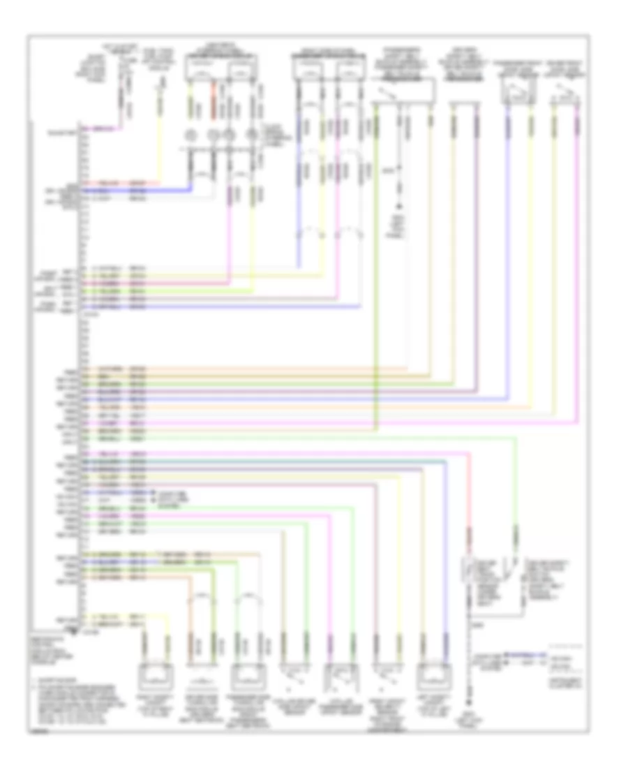 Supplemental Restraints Wiring Diagram for Lincoln Navigator 2009