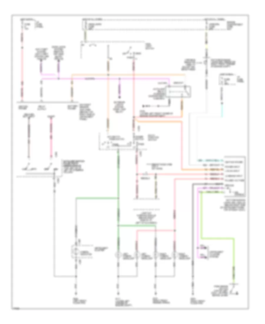 Headlight Wiring Diagram with DRL for Lincoln Mark VIII 1996