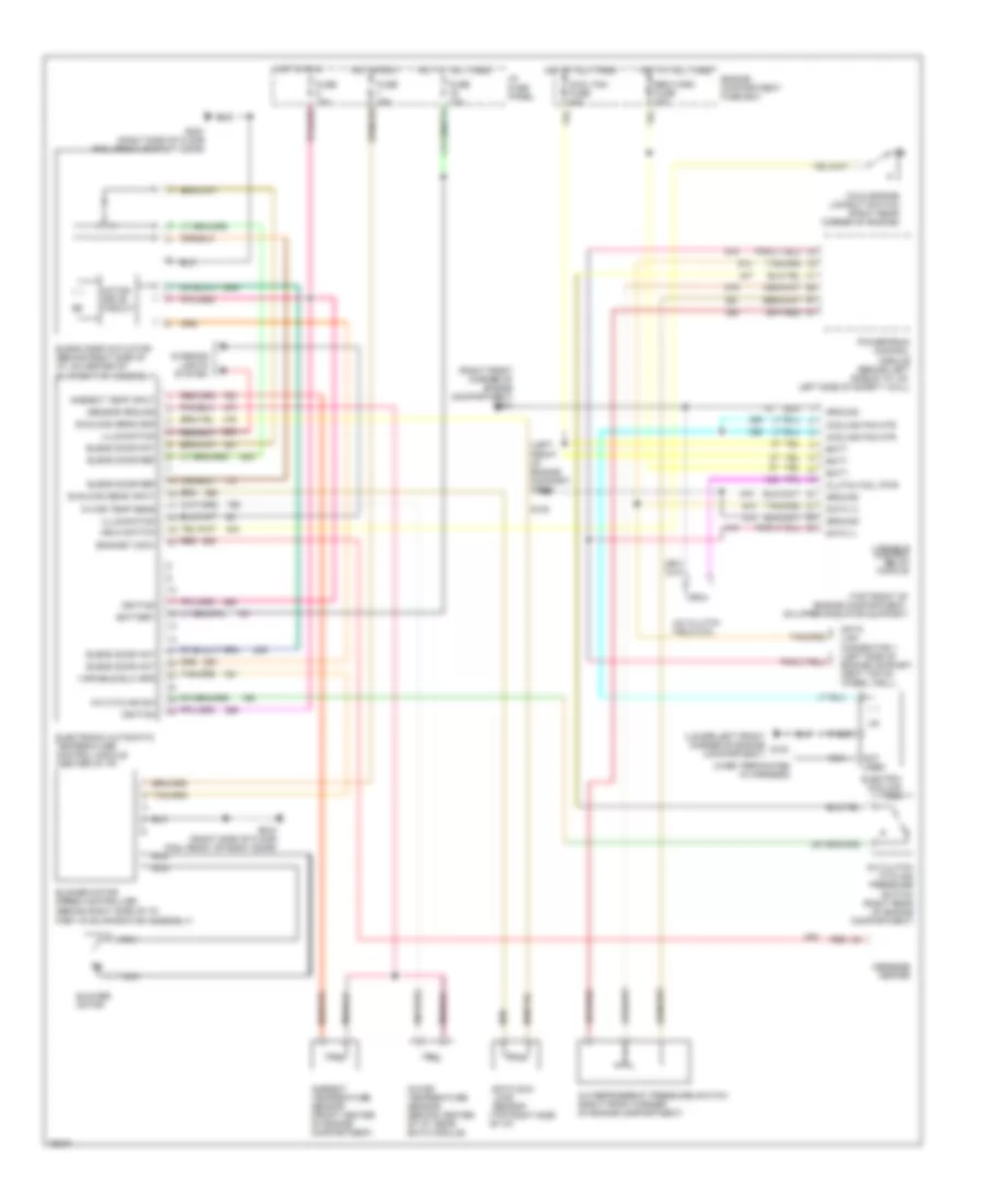 Air Conditioning Wiring Diagrams for Lincoln Mark VIII LSC 1996