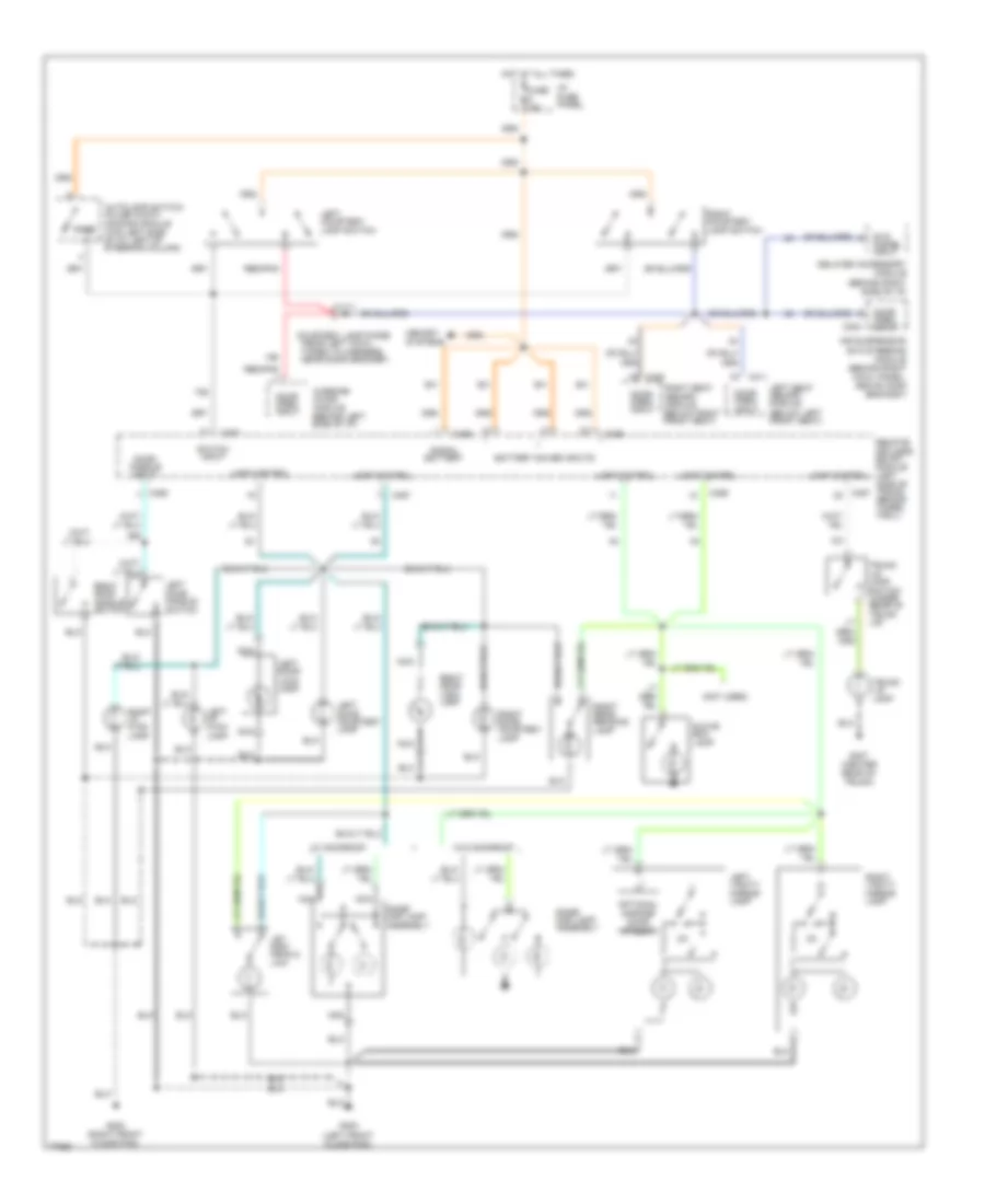 Courtesy Lamps Wiring Diagram for Lincoln Mark VIII LSC 1996