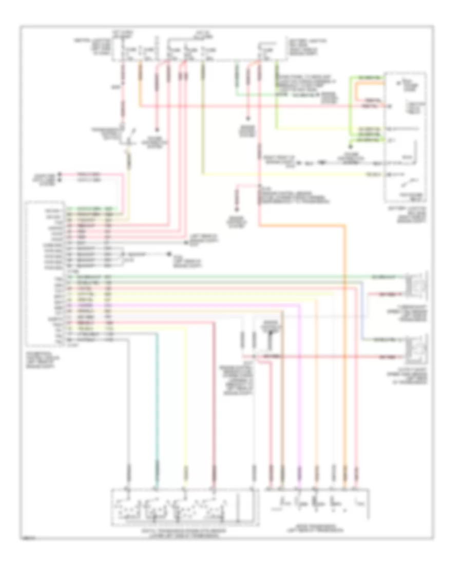 Transmission Wiring Diagram for Lincoln Town Car Executive 2009