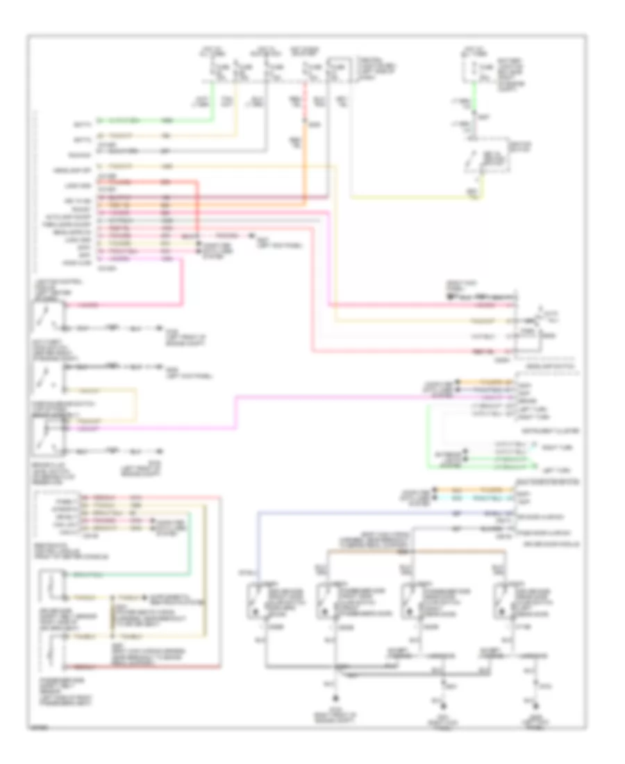 Chime Wiring Diagram for Lincoln Town Car Executive 2009