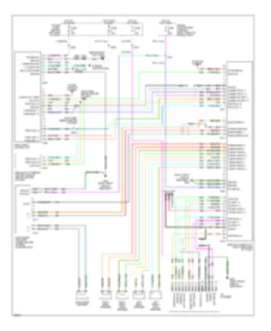 Radio Wiring Diagrams for Lincoln Town Car Executive 1996