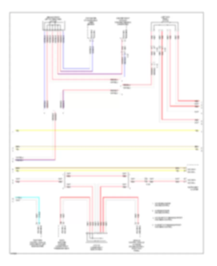 Электросхема линии передачи данных CAN (2 из 3) для Mazda 3 Sport 2014