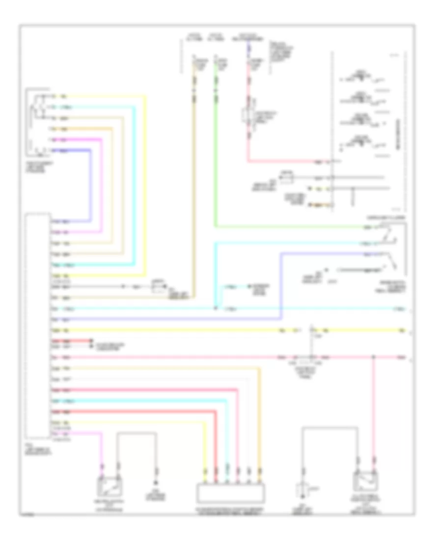 Электросхема системы круизконтроля (1 из 3) для Mazda 3 Sport 2014