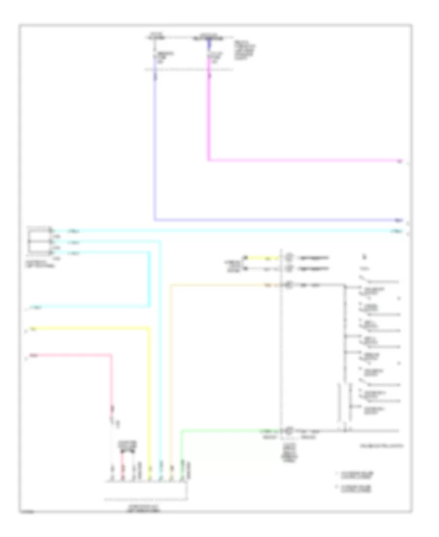 Электросхема системы круизконтроля (2 из 3) для Mazda 3 Sport 2014