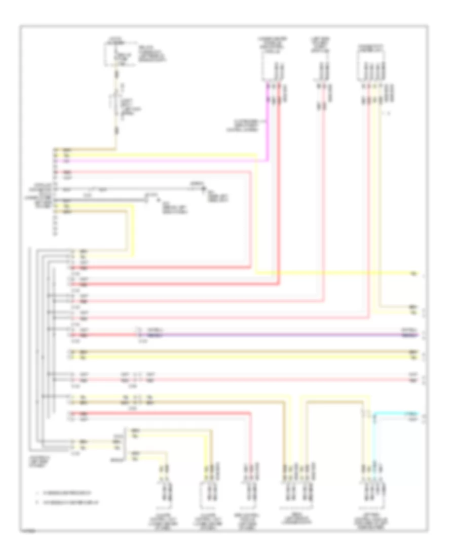 Электросхема линии передачи данных CAN (1 из 3) для Mazda 3 Touring 2014