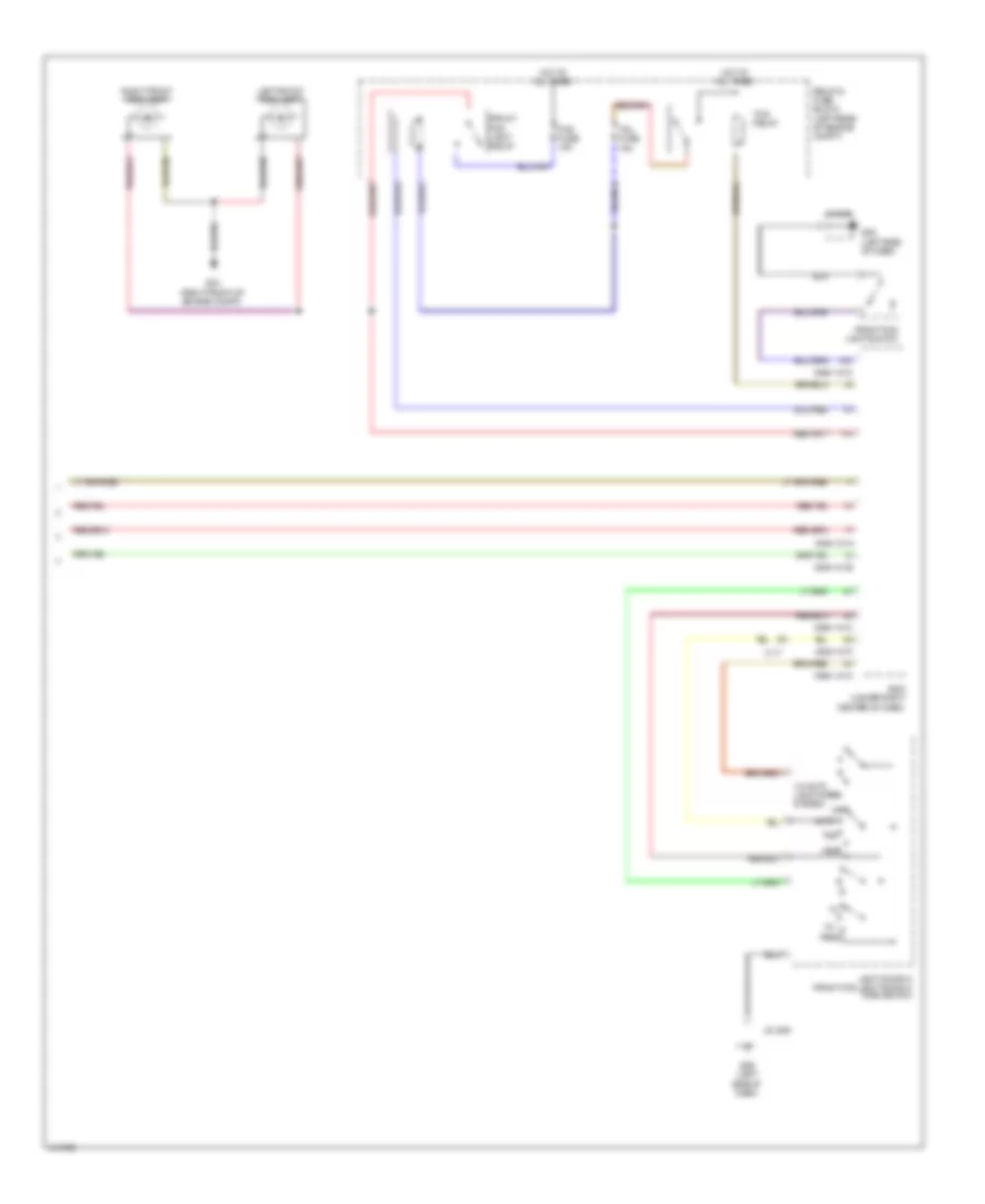 Электросхема фар, без DRL (2 из 2) для Mazda 5 Touring 2014