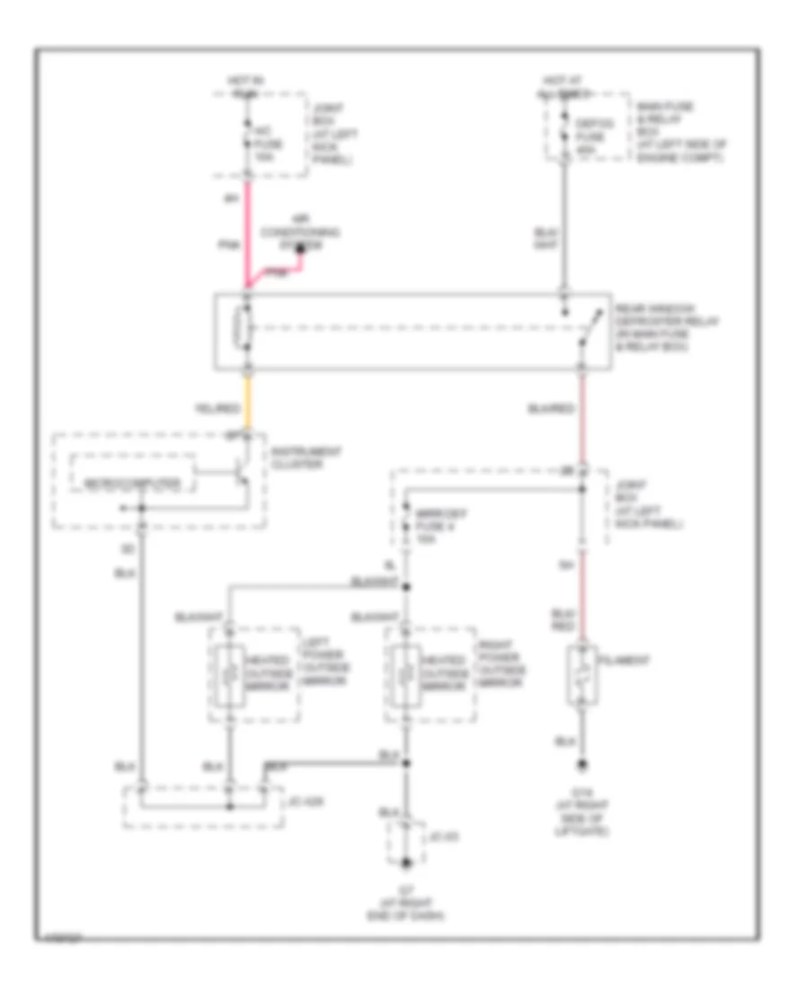 Все схемы для электропроводки Mazda MPV LX 2003 модели Wiring