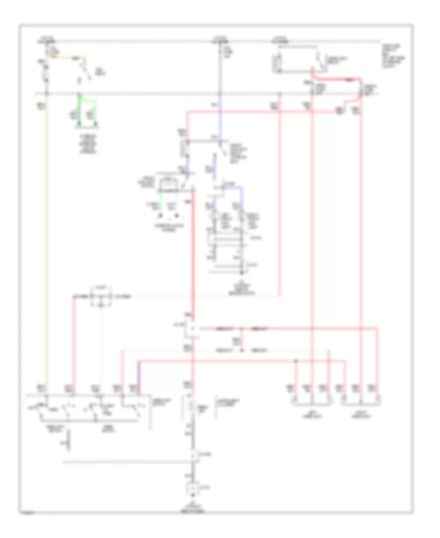 Все схемы для электропроводки Mazda MPV LX 2003 модели Wiring