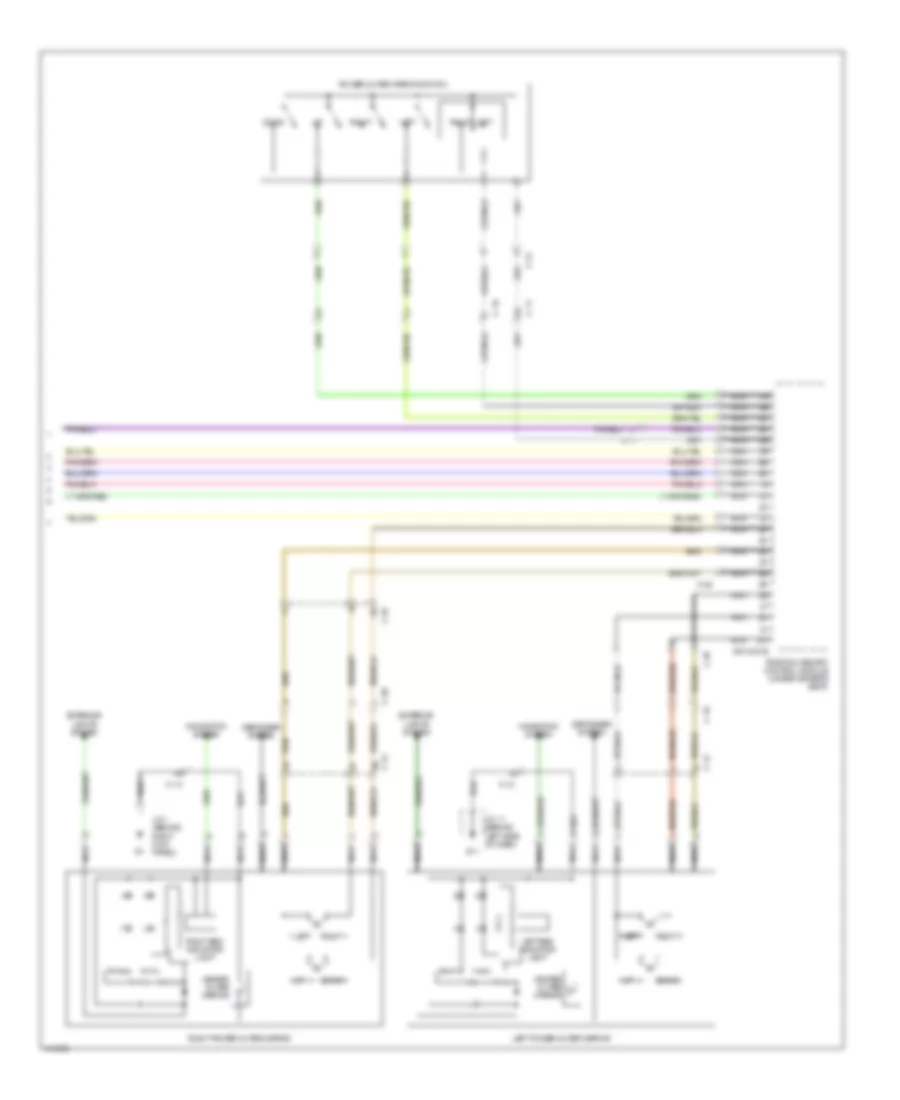 Электросхема системы памяти (4 из 4) для Mazda CX-9 Grand Touring 2014