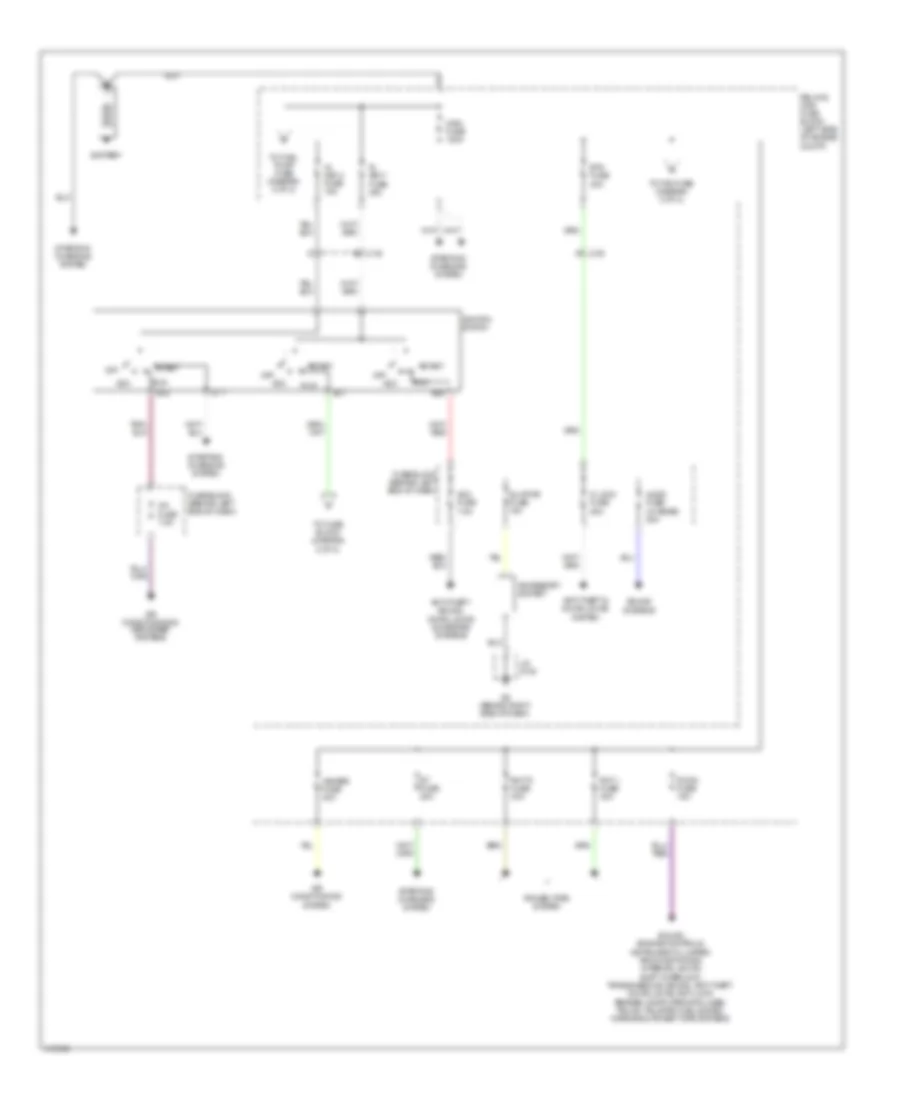 Электросхема блока предохранителей и реле (1 из 2) для Mazda MX-5 Miata Club 2014