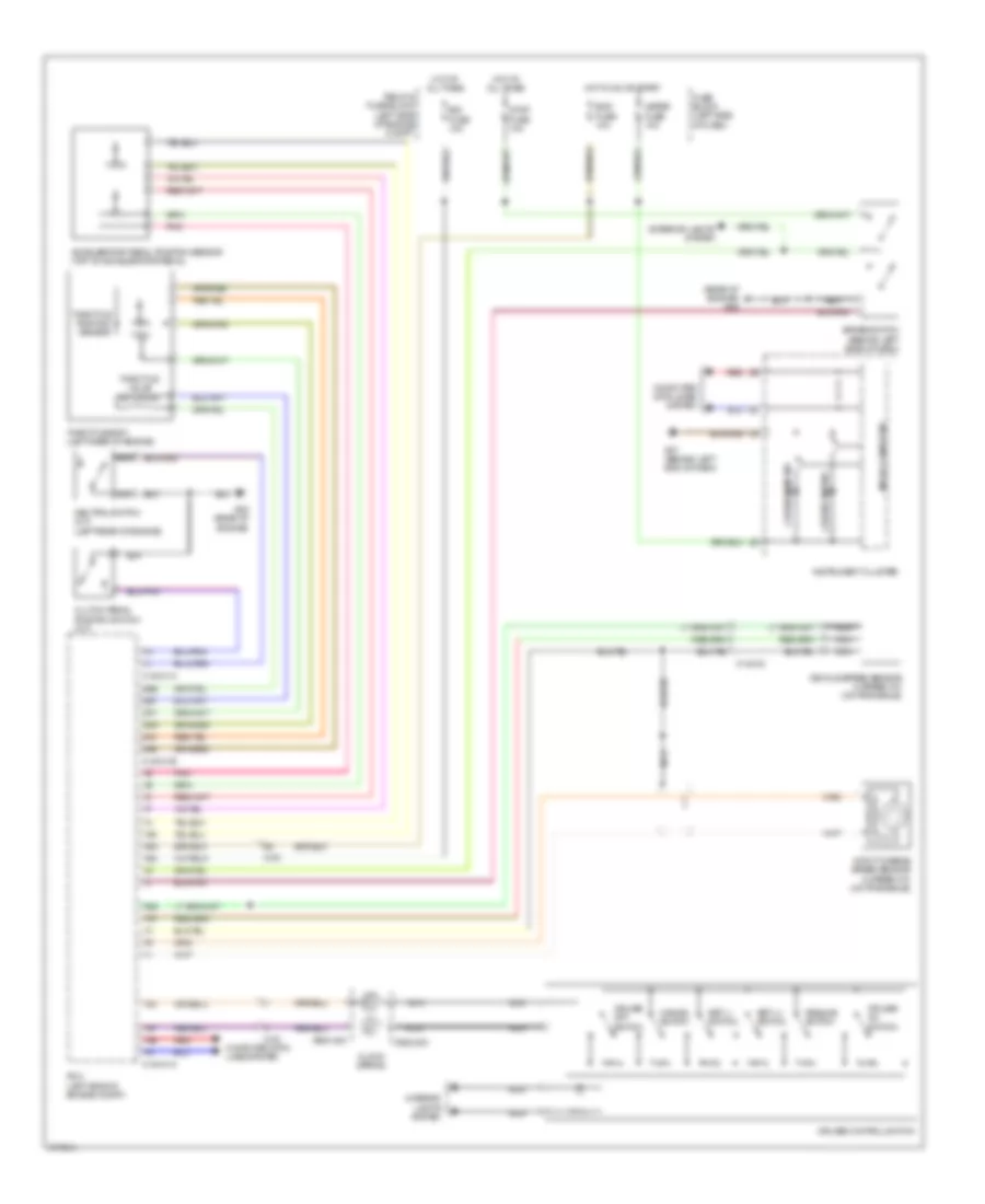 Электросхема системы круизконтроля для Mazda 2 Sport 2012