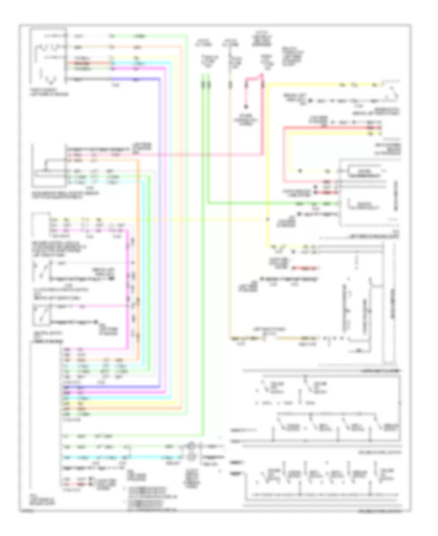 2.0L, Электросхема системы круизконтроля для Mazda 3 i SV 2012