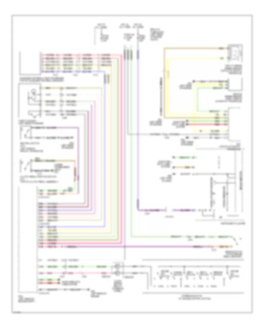 Электросхема системы круизконтроля для Mazda 5 Sport 2013