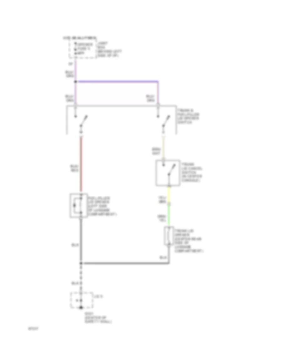 ствол и топливный дверной выпуск, без вход без ключа для Mazda 929 1994