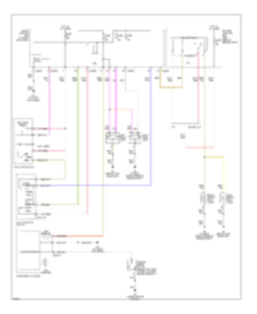 Электросхема фар, С DRL для Mazda B2007 2300