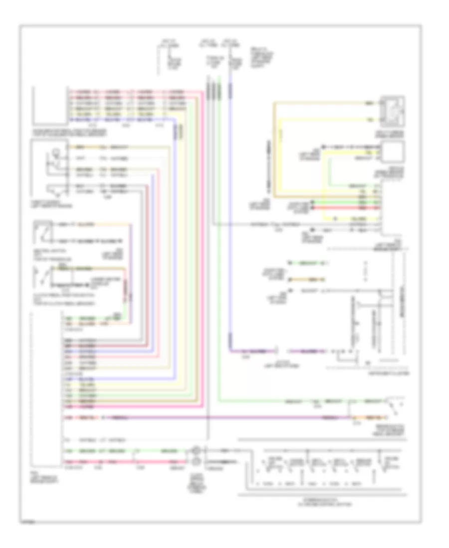 Электросхема системы круизконтроля для Mazda 5 Sport 2012