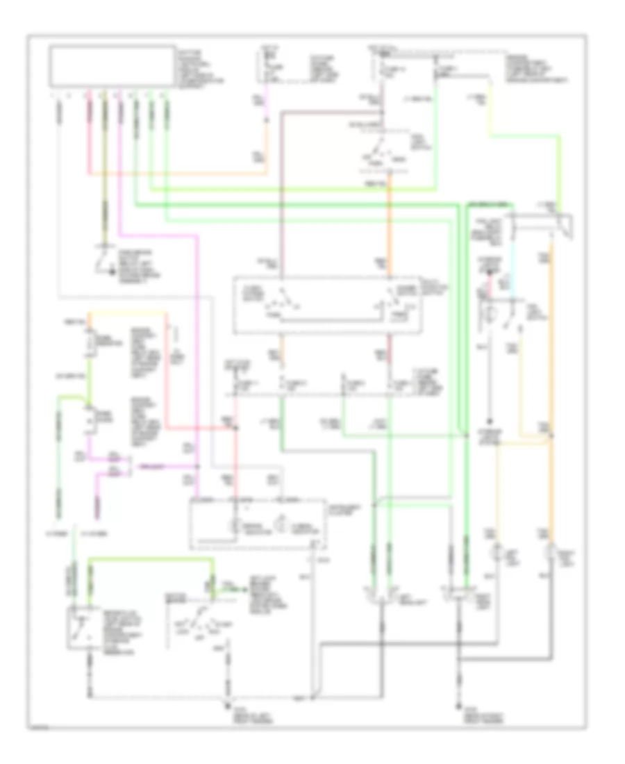 Электросхема фар, С DRL для Mazda BSE 1998 3000