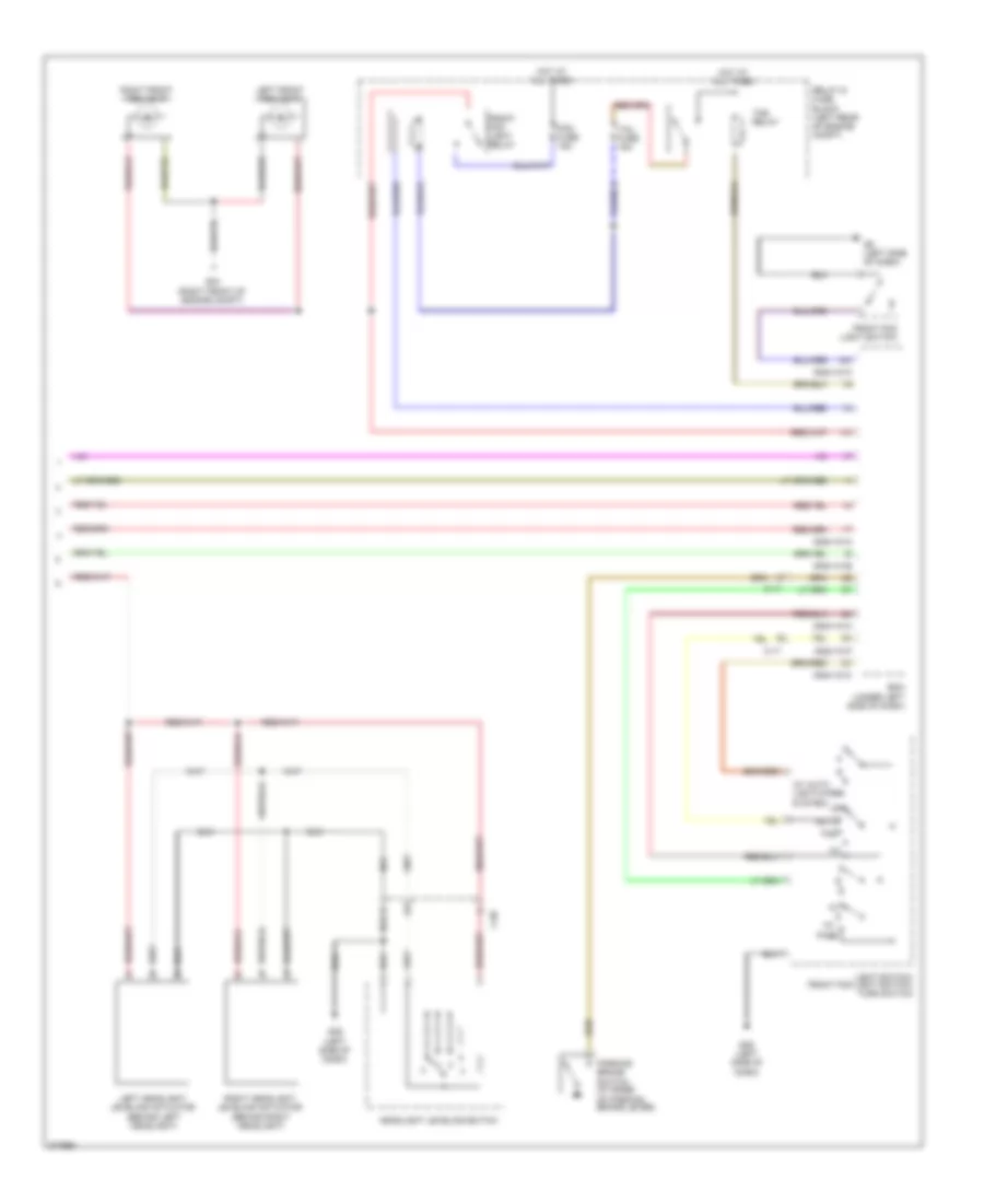 Электросхема фар, С DRL (2 из 2) для Mazda 5 Touring 2012