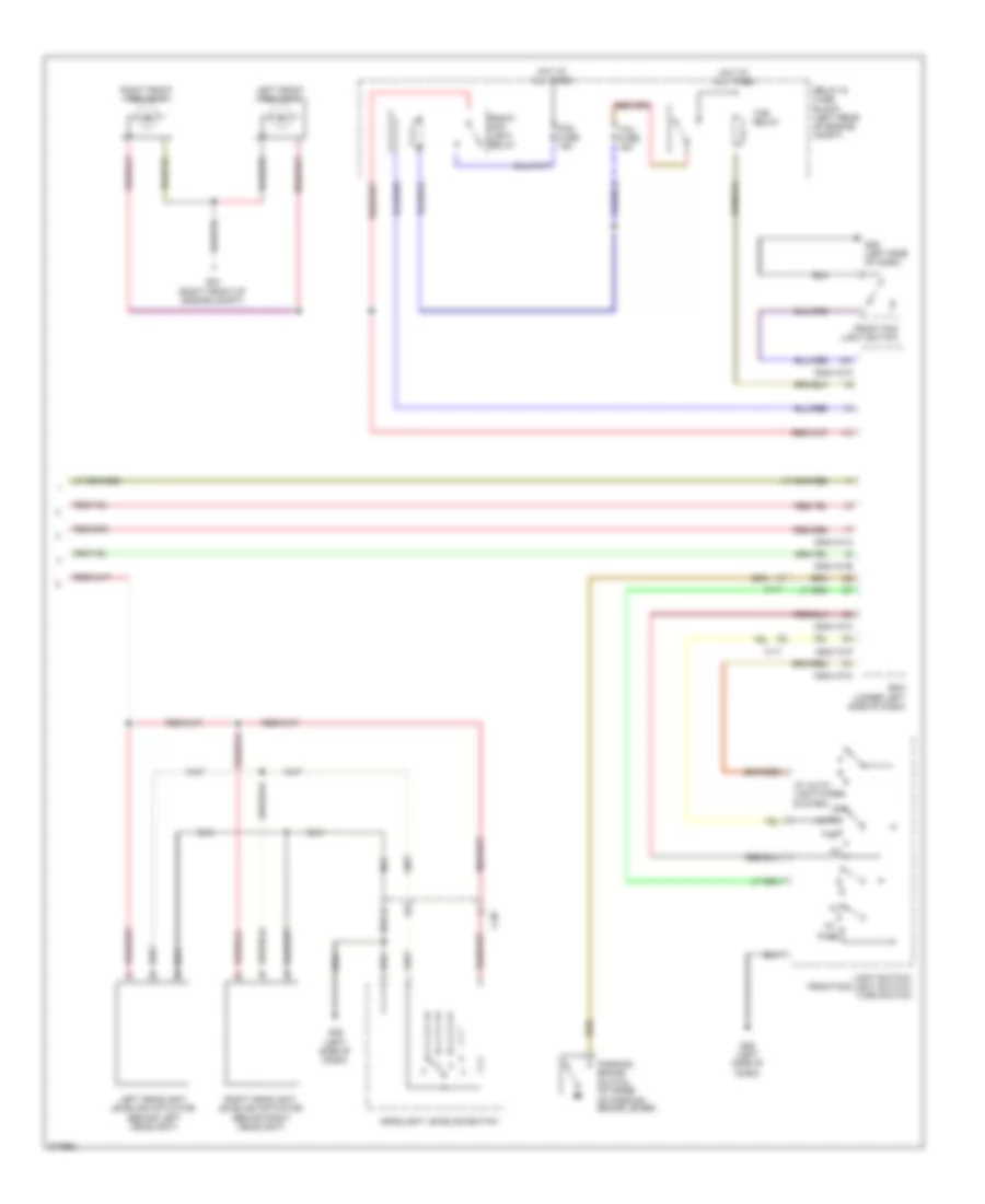 Электросхема фар, без DRL (2 из 2) для Mazda 5 Touring 2012