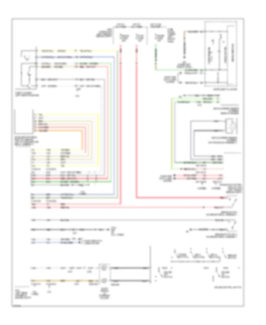Электросхема системы круизконтроля для Mazda CX-7 i SV 2012