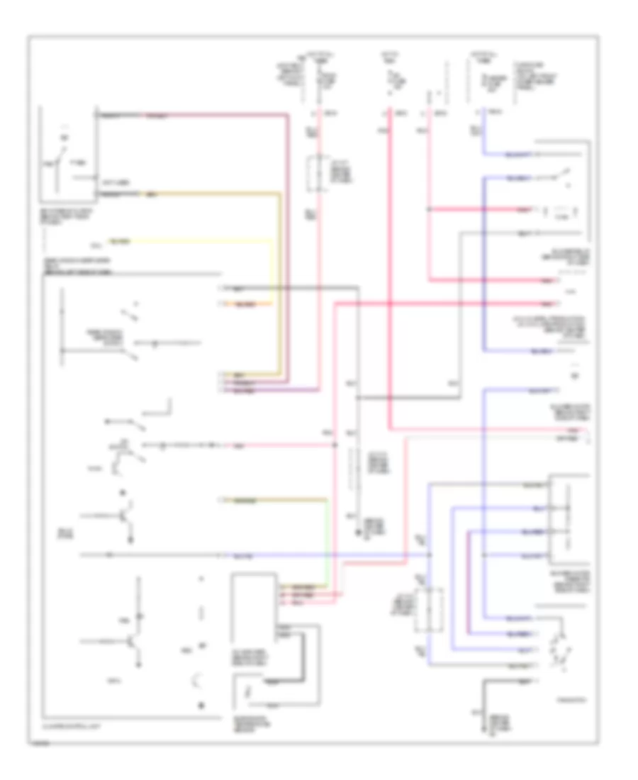 Manual A C Wiring Diagram 1 of 2 for Mazda Protege5 2002